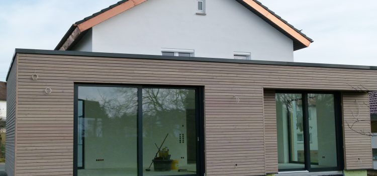 Wohnraumerweiterung in Holzständerbauweise Wohnraumerweiterung in Holzständerbauweise
